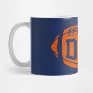 DEN Retro Football - Navy Mug